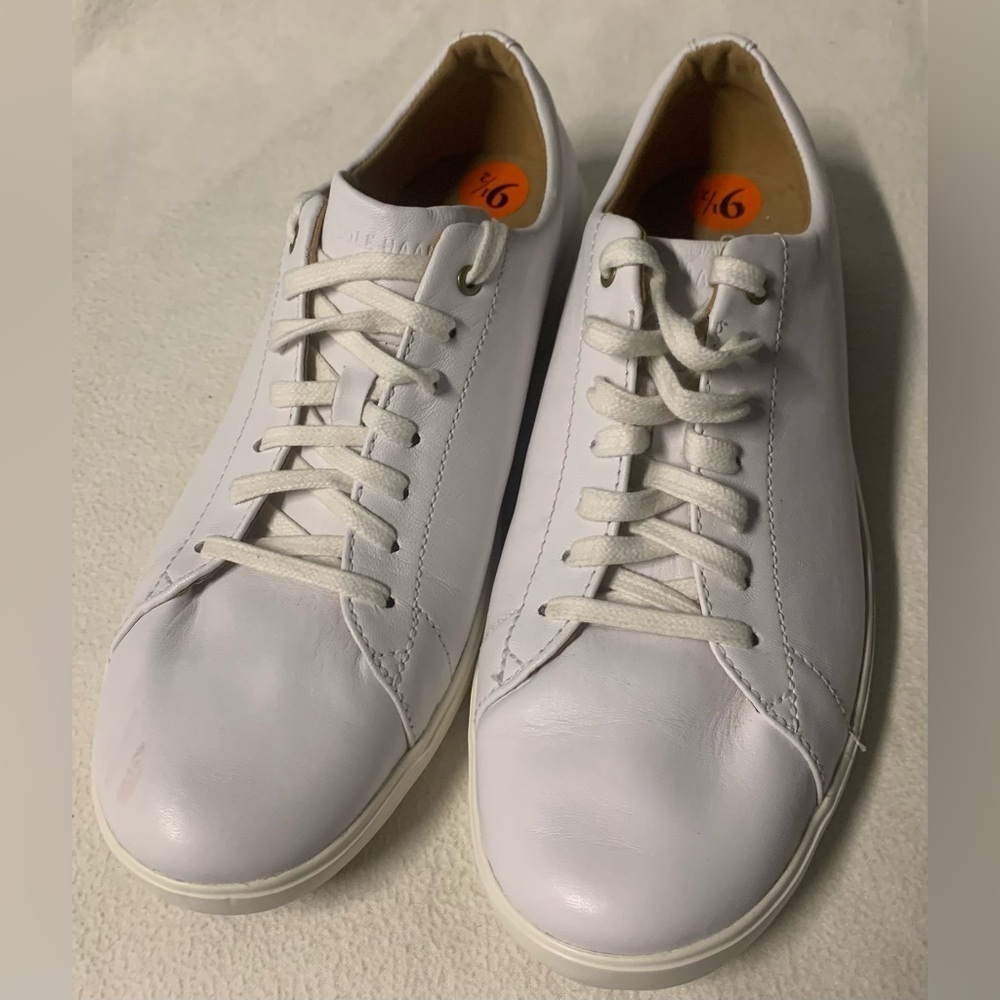 NWT Cole Haan W08780 Crosscourt Traveler Tennis Sneakers 9.5 B White Leather